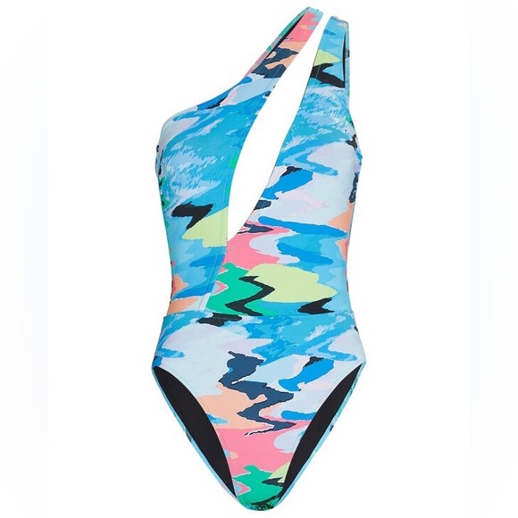 SOLID & STRIPED Issi Distortia One-Piece Swimsuit - Picture 2 of 5